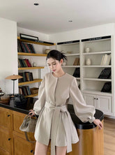 Elise Belted Coat Dress