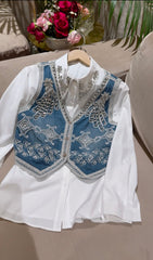 Daisy Embellish Shirt ( Luxe Edit)