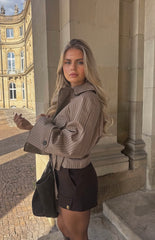 Verona Checkered Wrap Blazer
