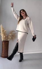 Elmira Skirt Wollen Coord Set