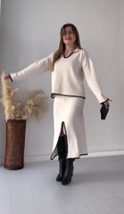 Elmira Skirt Wollen Coord Set