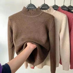 HighNeck Fleece Top