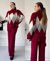 Diamond Knit Co-ord Set