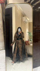 Wild Luxe Belted Maxi Coat Dress
