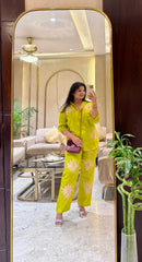Ikat Embriodery Coord Set