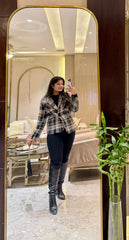 Roka Plaid Blazer