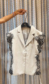 Midnight Lace Blazer