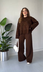 Dua Pearl Wollen Coord Set