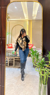 Veronica Top ( Black Tone)