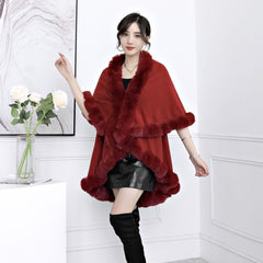 Vera Faux Fur Cape