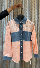 Max Denim Cutwork Shirt
