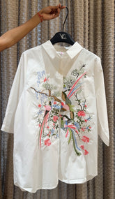 Hannah Embrioderd Shirt