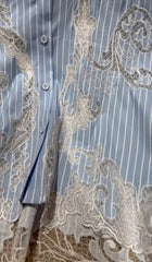 Rika Stripe Lace Shirt