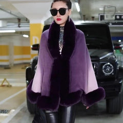 Kira Faux Fur Cape