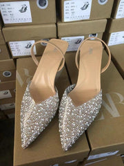 White Crystal Heel