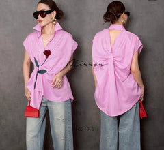 Zohan Stripe Rose Shirt