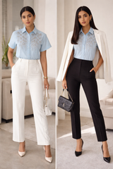 Savy Embellish Stripe Shirt