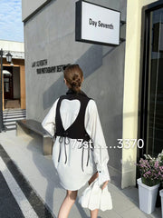 Monochrome Layered Chic Shirt