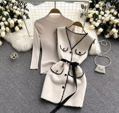 Kyle Warm Dress ( Off White Tone)