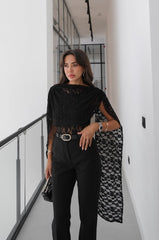 Sable Lace Blouse