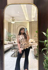 Tropical Bloom Crochet Top