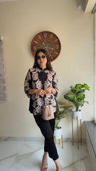 Ikya Pleat Coord Set