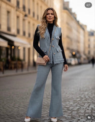 Paisley Tweed Three-Piece Luxury Co-Ord Set