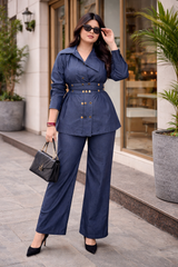 Soft Denim Power Coord Set