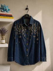 Rona Denim Embellish Shirt