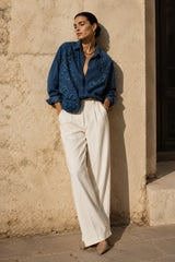 Arthea Denim Embellish Shirt