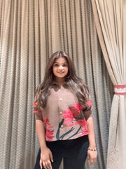 Elize Shirt ( Brown Tone )