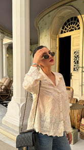 Ziya Linen Embridoery Shirt