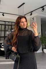 Aurora Polka Skirt Set