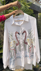 Klio Linen Embriodered CoordSet