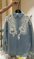 Noba Denim Lace Shirt