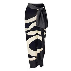 Black Monikini Sarong Set