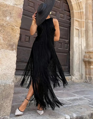 Roman Fringes Dress