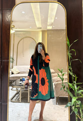 Bold Bloom Shift Dress