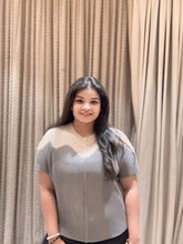 Yuri Pearl Top ( Grey Tone )