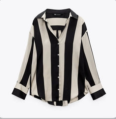 Satin Stripe Shirt