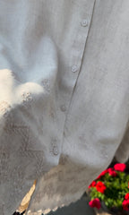 Naaz Linen Embriodery Coord Set