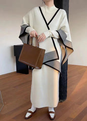 Larisha Warm Dress With Shawl