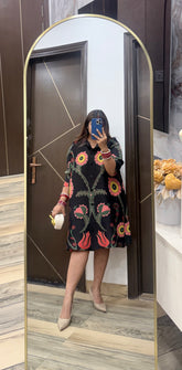 Kada Floral Pleated Dress