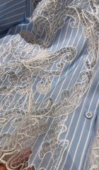 Rika Stripe Lace Shirt