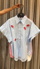 Gira Drawstring Embellish Shirt