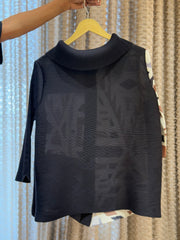 Zenia Shirt ( Black Tone )