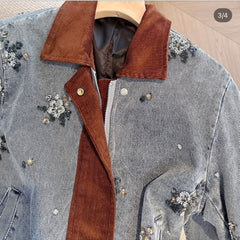Raita Denim Embellish Jacket
