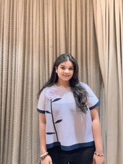 Lea Pleated Top ( Lilac )