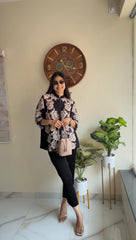 Ikya Pleat Coord Set