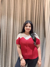 Yuri Pearl Top ( Red Tone )